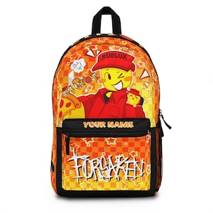 Elliot - Backpack | Pizza Lover Gift, 1.3lbs School Bag, Customizable | Forsaken from Roblox