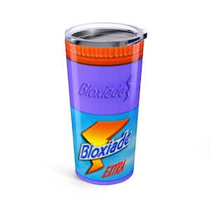Roblox Bloxaide Tumbler 20oz | Classic Energy Drink | Fun Roblox Gift for Players & Fans