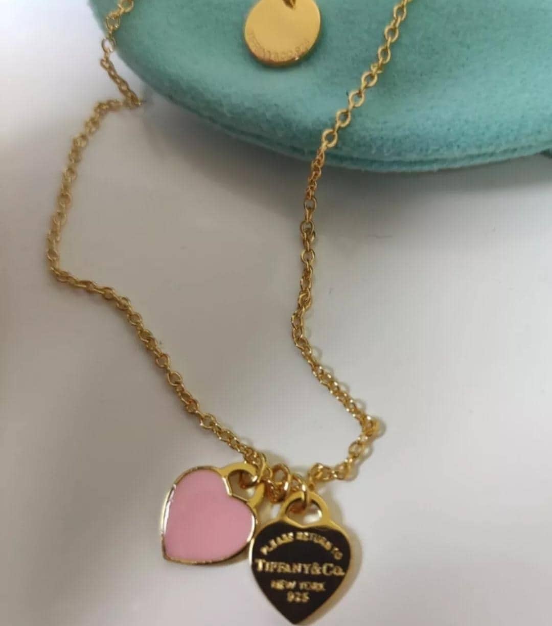 Tiffanys Necklace Double Heart Australia