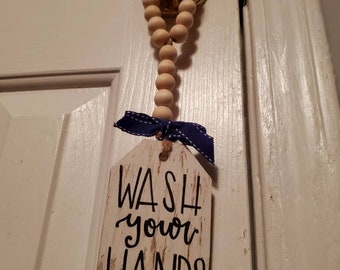 Wood Garland Door Tag Hanger