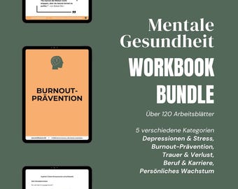 Mental Health Worksheets Bundle