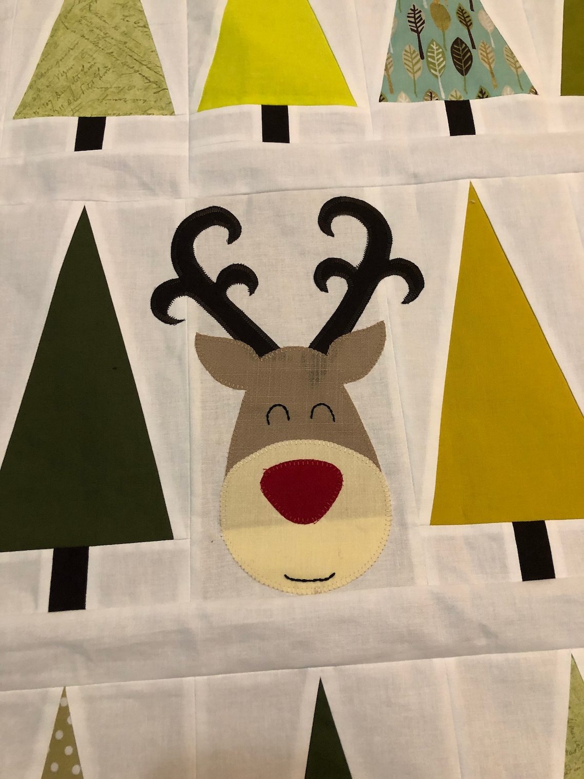 Christmas Tree Quilt for Sale Handmade Quilt Throw 100% | Etsy