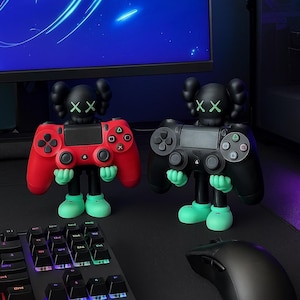 Kaws-Inspired Controller Dock – Neon Grip Edition