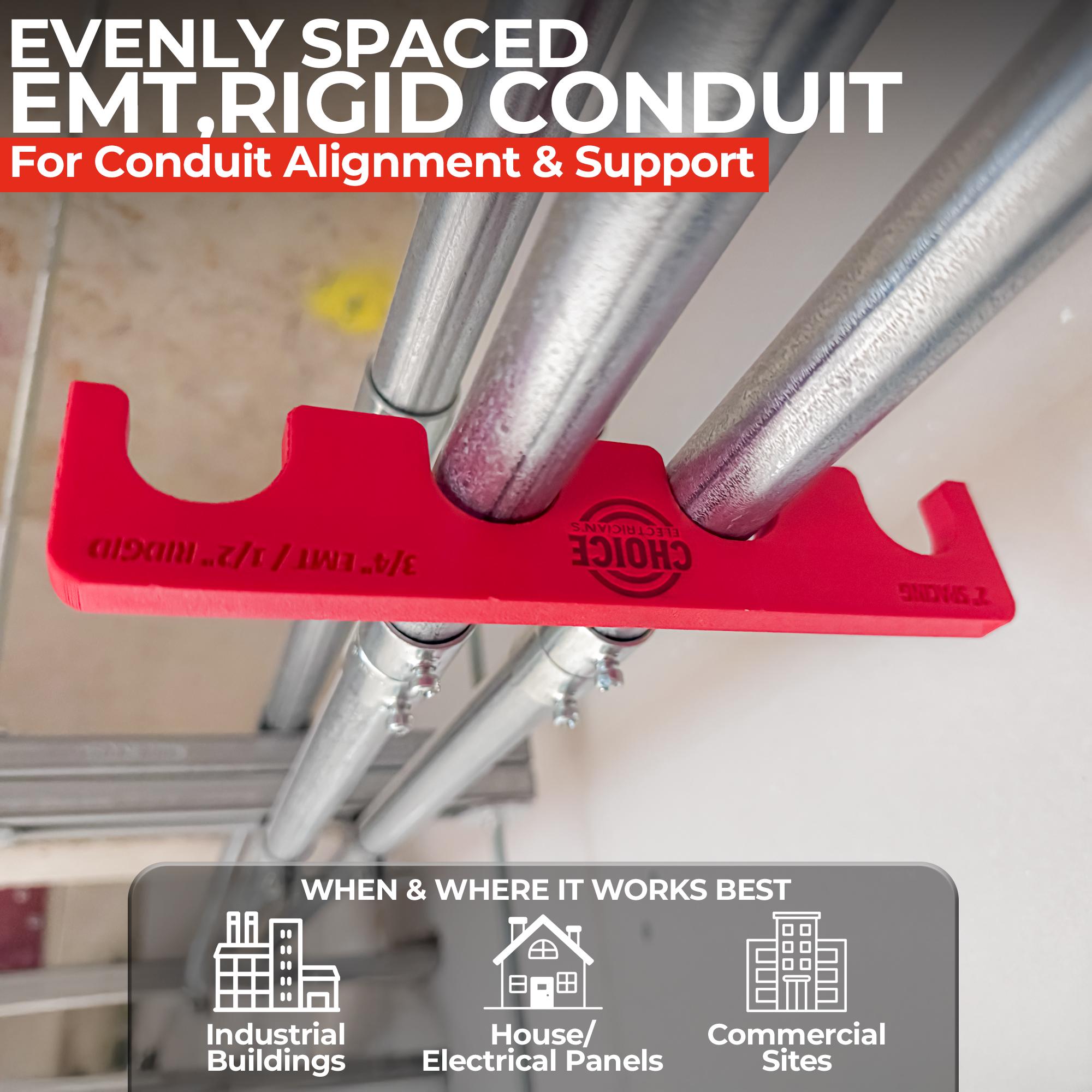 Conduit Spacer Electrician's Magnetic Set - Color-Coded For EMT & Rigid ...