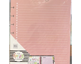 Happy Planner Medium Fill Pink, Green, Teal, Purple Paper 40 Sheets