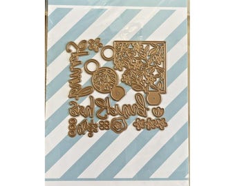 Spellbinders Small Die Of The Month Spring Flowers Card Creator DOM-MAR21