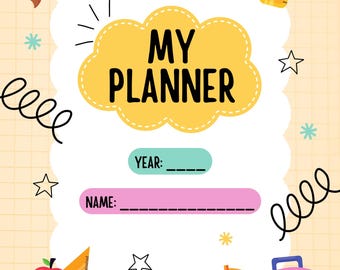 Fun & Engaging K-5 Student Planner