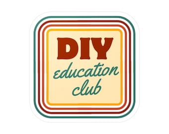DIY Education Club Sticker