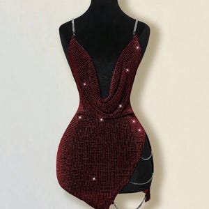 Sequin Chainmail Dress - Etsy Sequin Chainmail Dress - Etsy