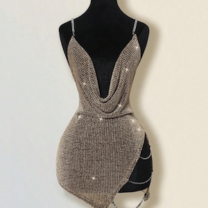 Chainmail Mini Dress - Etsy Chainmail Mini Dress - Etsy