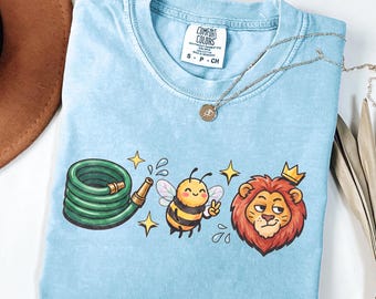 Maglietta Comfort Colors Hose Bee Lion, maglietta divertente con meme "Hoes Be Lyin", maglietta con gioco di parole visivo e grafica, regalo umoristico e sarcastico