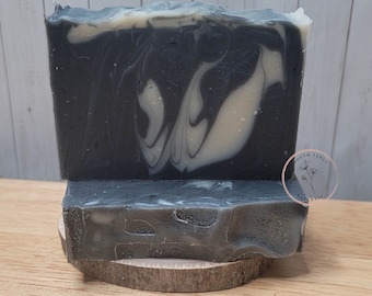 Handmade Activated Charcoal and Tea Tree Soap - Natural Cleansing Bar - Detoxifying Skincare - Vegan Friendly - Artisan Bath and Body