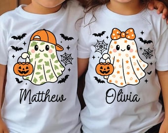 Fantasma de Halloween personalizado PNG SVG: Clipart de truco o trato para niños (Descarga digital)