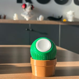 Minimalistic Cactus, Succulent Plant, Apple Watch Charger Stand, Samsung Galaxy Watch Charger Dock, Gift for Her, Gift for Him