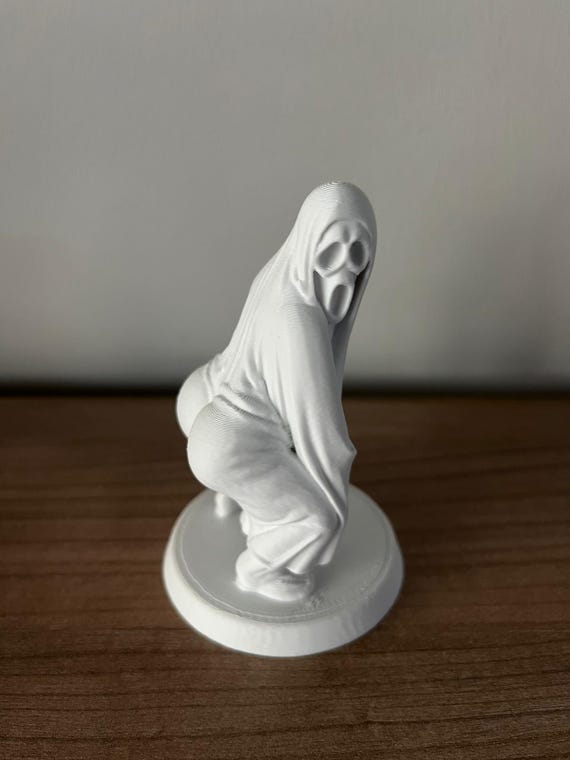 Twerking Ghost Figure, 3D Printed PLA Decor - Etsy