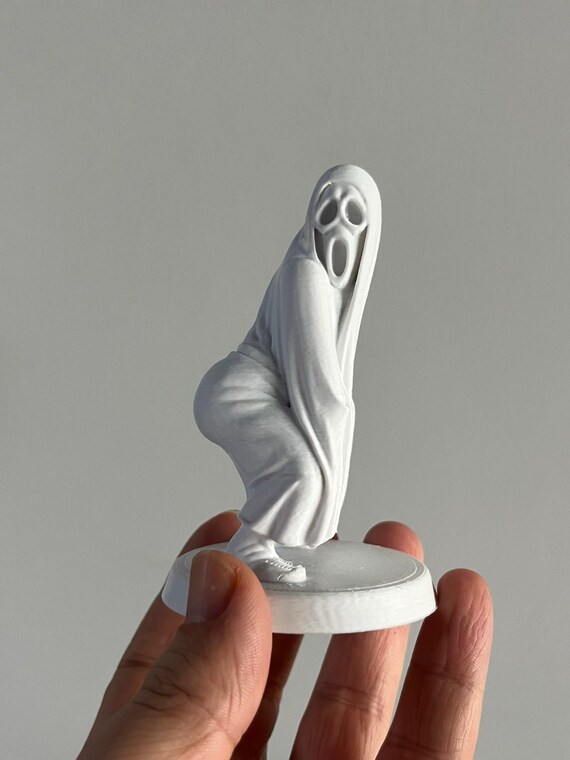 mummybrainstudio CONJOINED GHOSTS フィギュア Twerking Ghost Figure, 3D Printed PLA Decor - Etsy Israel
