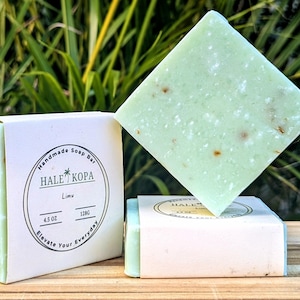 Limu Soap Bar, Natural Cold Process Soap Bar, Handmade Vegan, Hawaiian Gift, Body & Face Soap, Eco Friendly, Unisex Soap