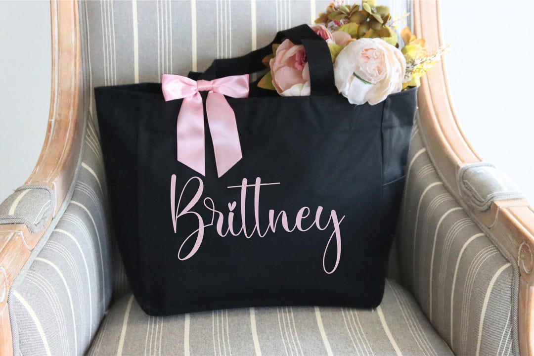 Personalized Bridesmaid Tote Bag, Bachelorette Bags, Bachelorette Party ...