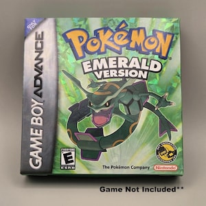 Pokémon Emerald Box & Innerbricka **Inget spel ingår**
