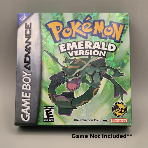 Pokemon Emerald Box & Inner Tray **No Game Included**