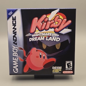 Kirby Nightmare in Dream Land | NTSC | Game Boy Advance | GBA | Replacement Box and Inner Tray