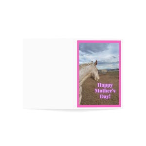 Cartes de voeux Appaloosa sur le thème des chevaux pour la fête des mères, lot de 1, 10, 30 ou 50, cartes de correspondance mignonnes et bien pensées, parfaites pour toutes les occasions