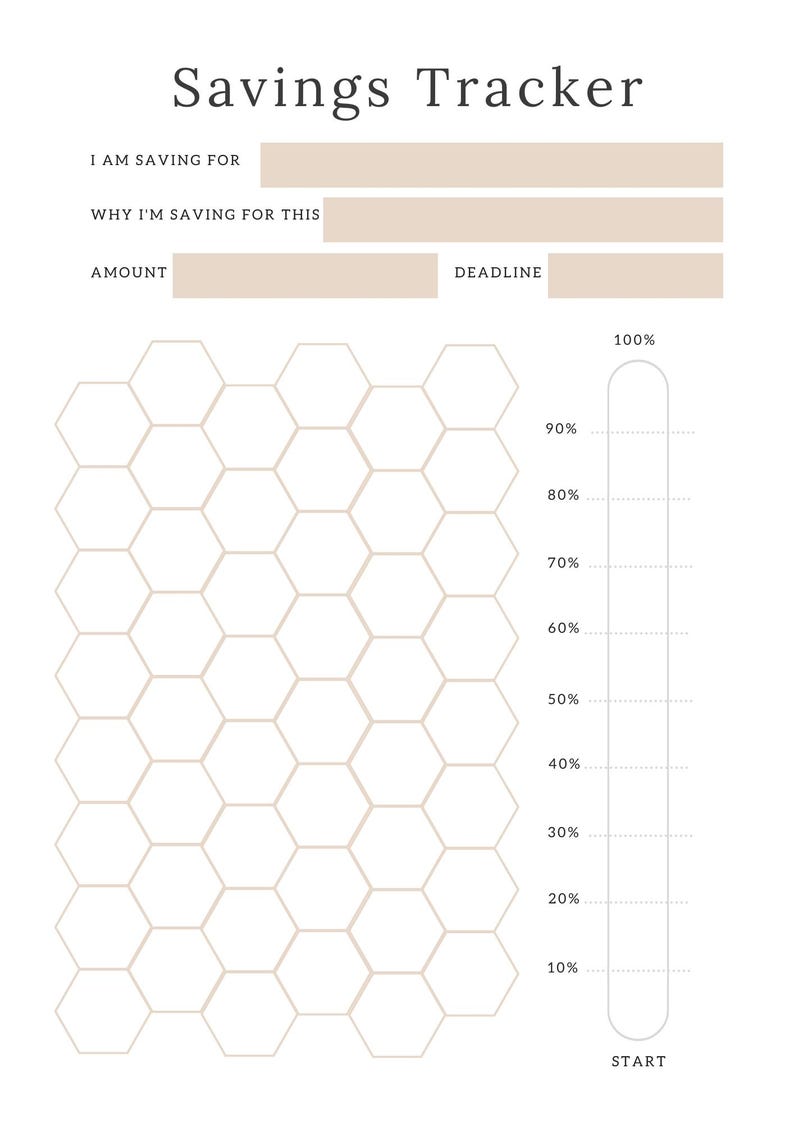 Saving Checklist.pdf Savings Tracker Printable: Budget & Money Saving Challenge (PDF) - Etsy