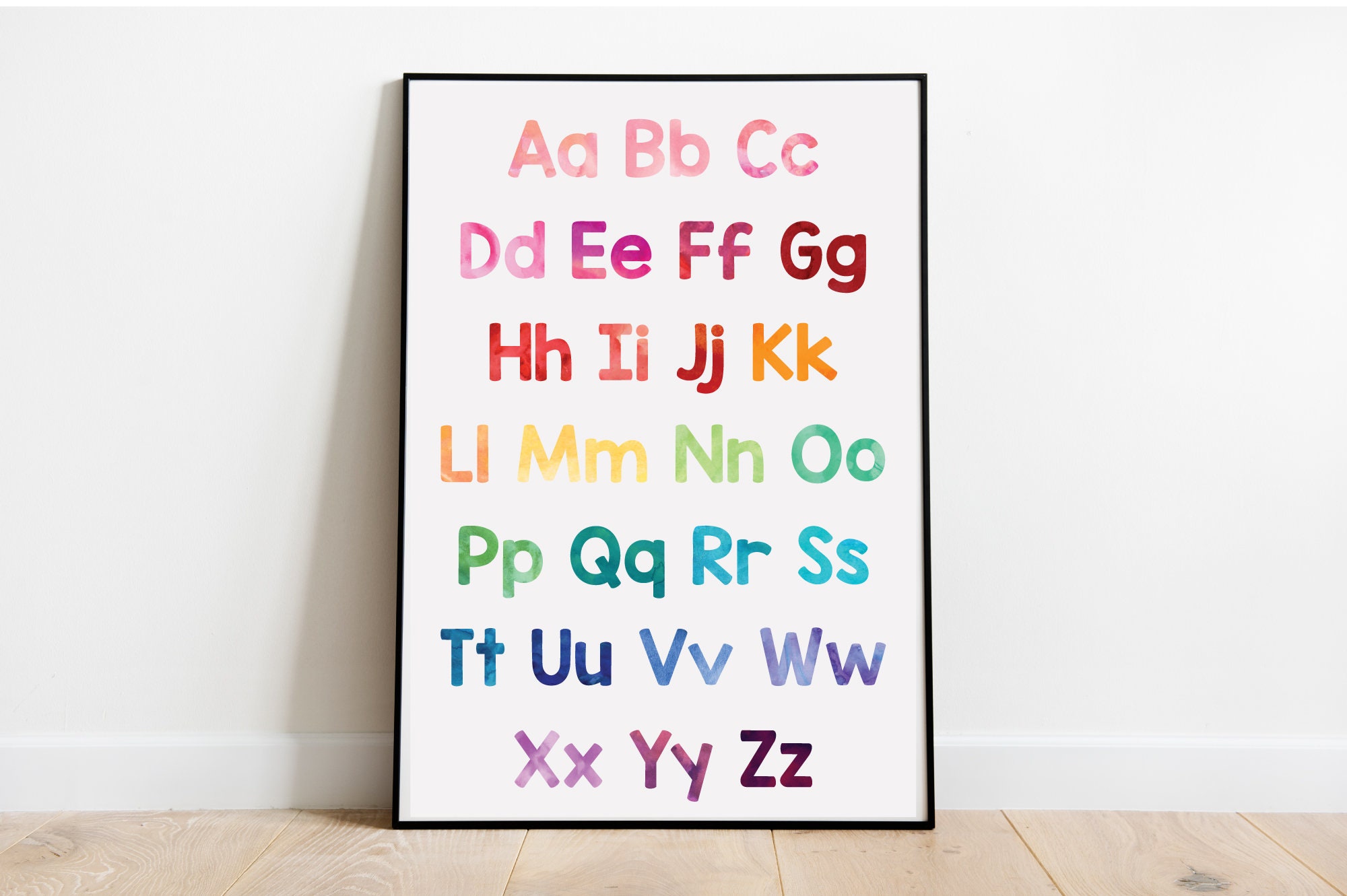 Lowercase Alphabet Deco Sticker Sheet – Poyura