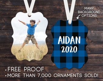 Photo Ornament Personalized Photo Ornament Christmas Ornament Holiday Ornament Wedding Baby Family Engagement Pet Photo Ornament Gift