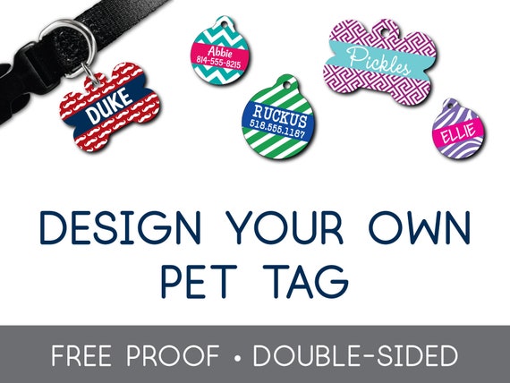 design your own pet tag