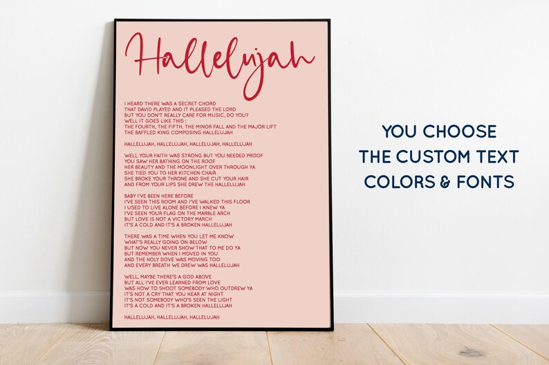 Downloadable Custom Quote - Custom Poster Print Custom Quote Sign Personalized Quote Custom Print Printable Digital Wall Art image 2