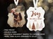 Photo Ornament Personalized Christmas Holiday Memorial Wedding Baby Family Engagement Pet Home Teacher Realtor Gift Festive Trees #407 