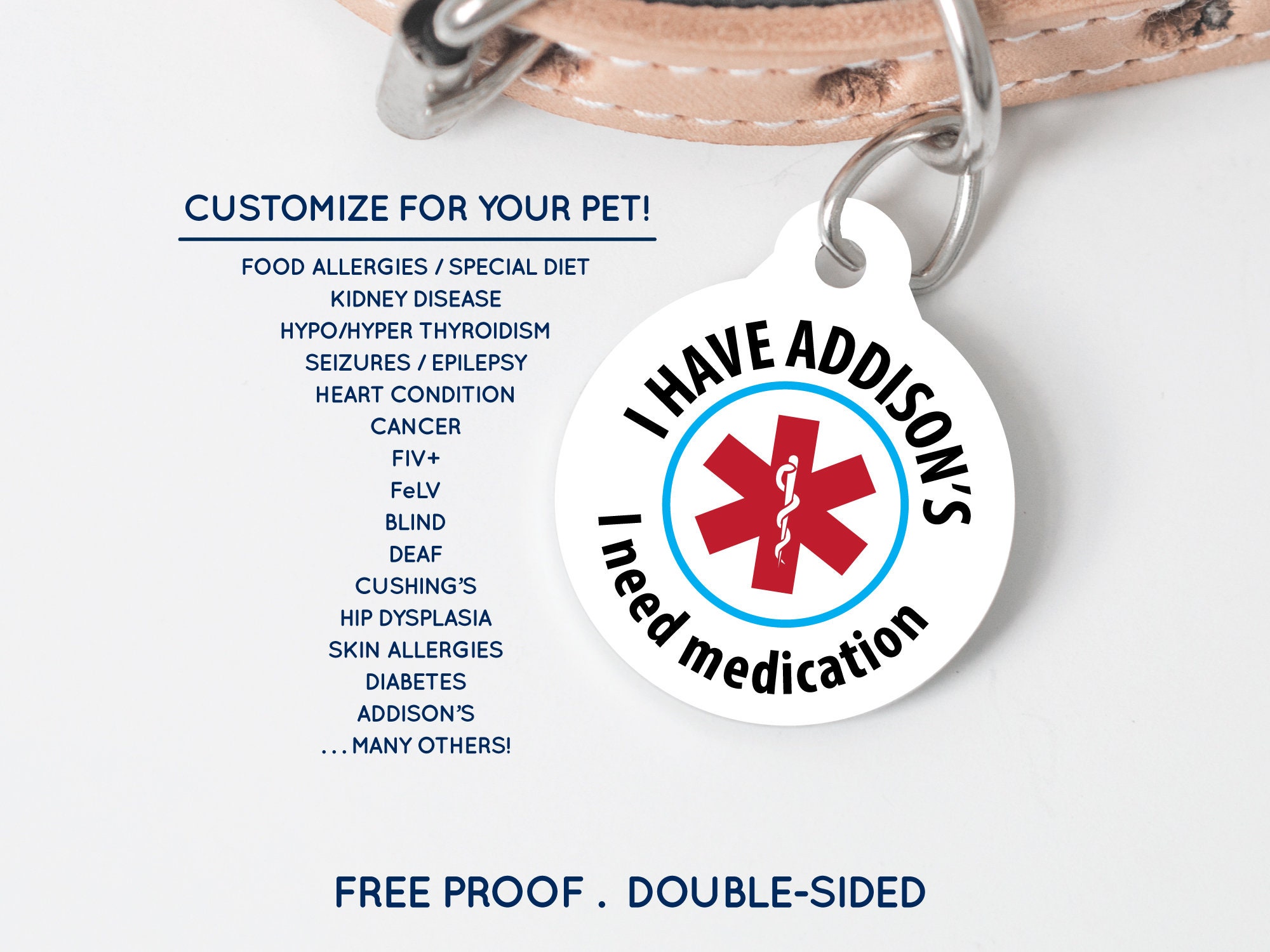 Medical Dog Tag