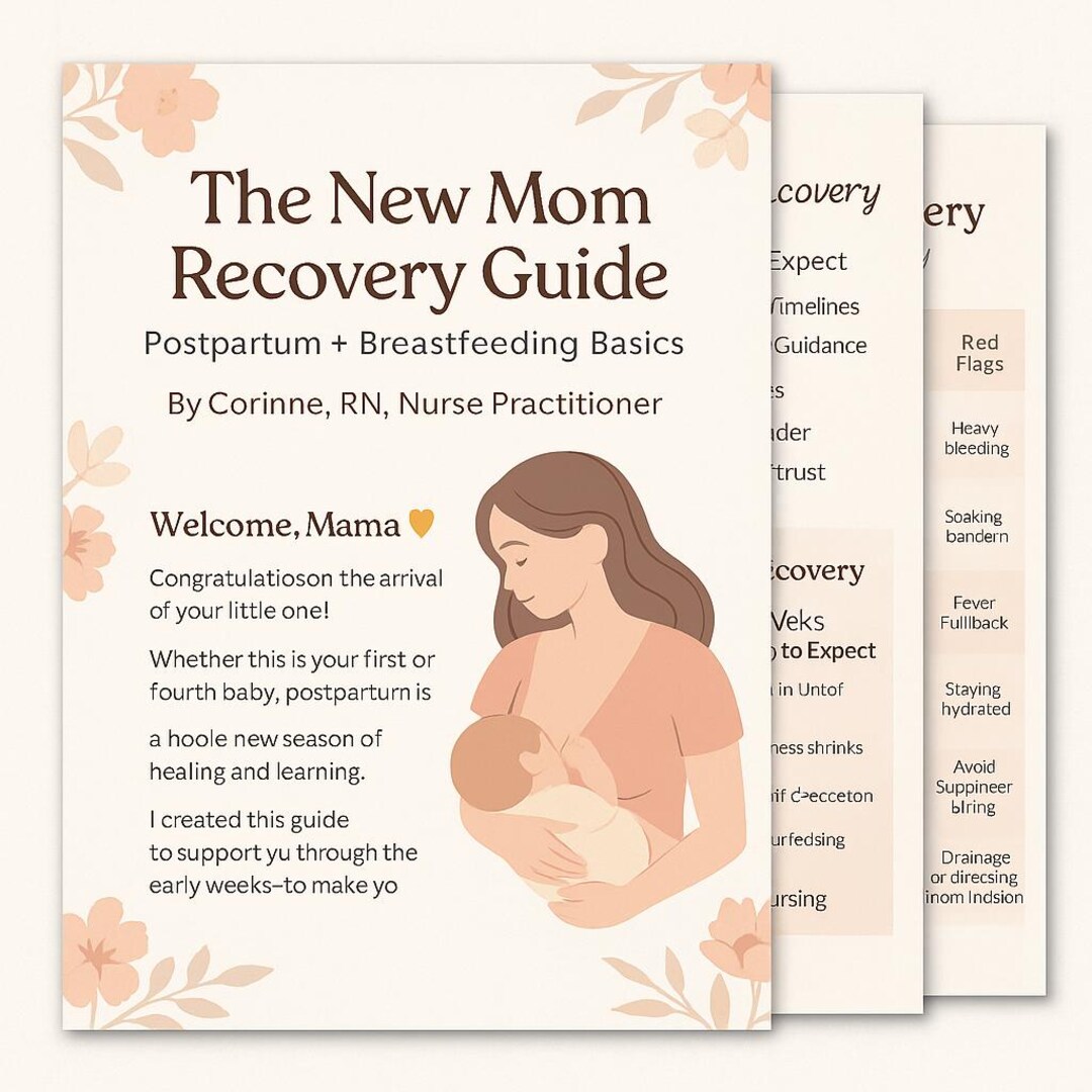 Postpartum Recovery Guide, Breastfeeding Basics Course, New Mom ...