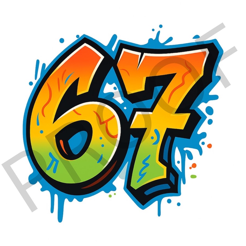 67 Graffiti PNG Digital Download T-shirt Design, Urban Spray Paint ...