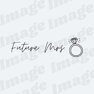 Futura señora SVG PNG Novia SVG, Novia PNG, boda, novia, anuncio de compromiso, camiseta de novia, regalo de novia, regalo de boda, dama de honor