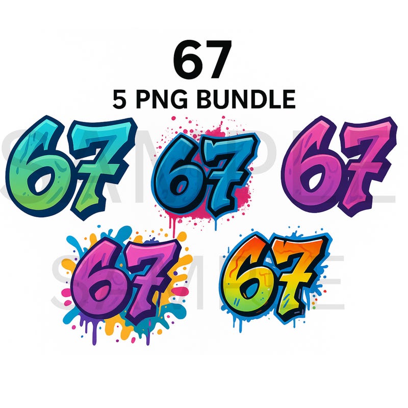 67 Stickers - Etsy