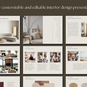 Moodboard Template | Interior Design Moodboard | Interior Design Mood Board | Vision Board | Kitchen Moodboard | Room Design