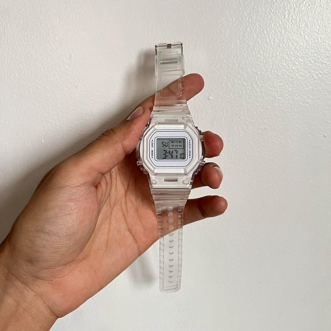 Seahope Barcode LED Watch Retro Future Y2K Working Tracking