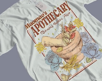 Mao Mao's Apothecary Poisons Shirt, Kawaii Comfort Colors Tee, Witchy Anime TShirt, Japanese Aesthetic T-Shirt, Witchy Anime Potion Tee