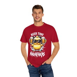 Beer Time T-Shirt, Funny Beer Lover Tee, Men&#39;s Drinking Shirt, Party Graphic Tee, Unisex Pub Shirt, Gift for Beer Enthusiast