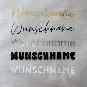 personalisierte Bügelbilder | Iron-On Transfer  – Name, Wort, Wunschtext - Textilveredelung für Kleidung, individuelles Bügelmotiv