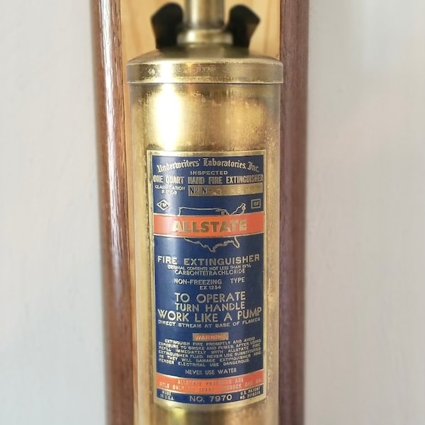 Antique Fire Extinguisher Etsy