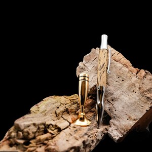 Handgemaakte Princeton-pen - tamarinde draaipen, elegant houten cadeau voor professionals, luxe balpen met parkervulling