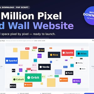 Sell Ad Space Website Script PHP, Canvas Ad Grid, Digital Download Source Code