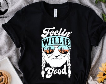 3XL Willie Nelson God's Problem Child Album Cover Men's Black T-Shirt Size S