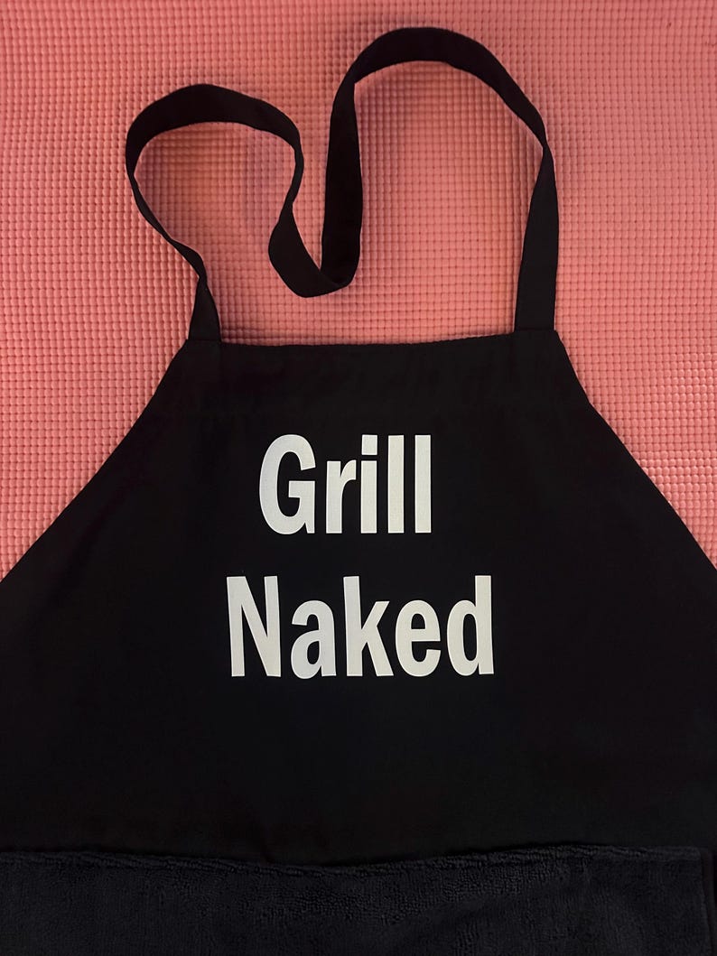 MATURE CONTENT Grill Naked, Father's Day Gift, Penis Mans Apron, Man