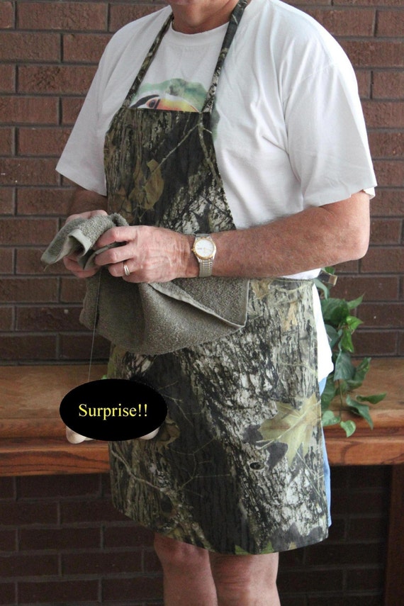 Mens Adult Novelty CAMO BBQ Apron w/ XRated Penis Hidden Etsy