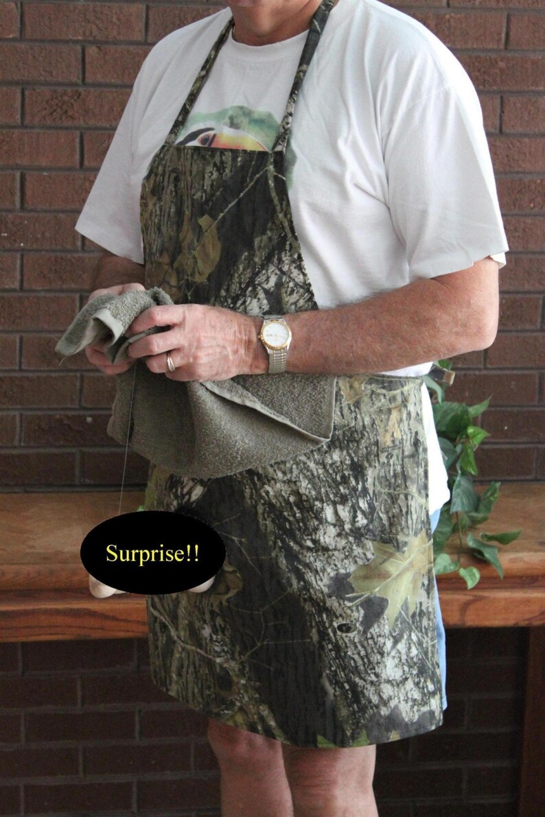 Mens Adult Novelty CAMO BBQ Apron w/ X-Rated Penis Hidden | Etsy