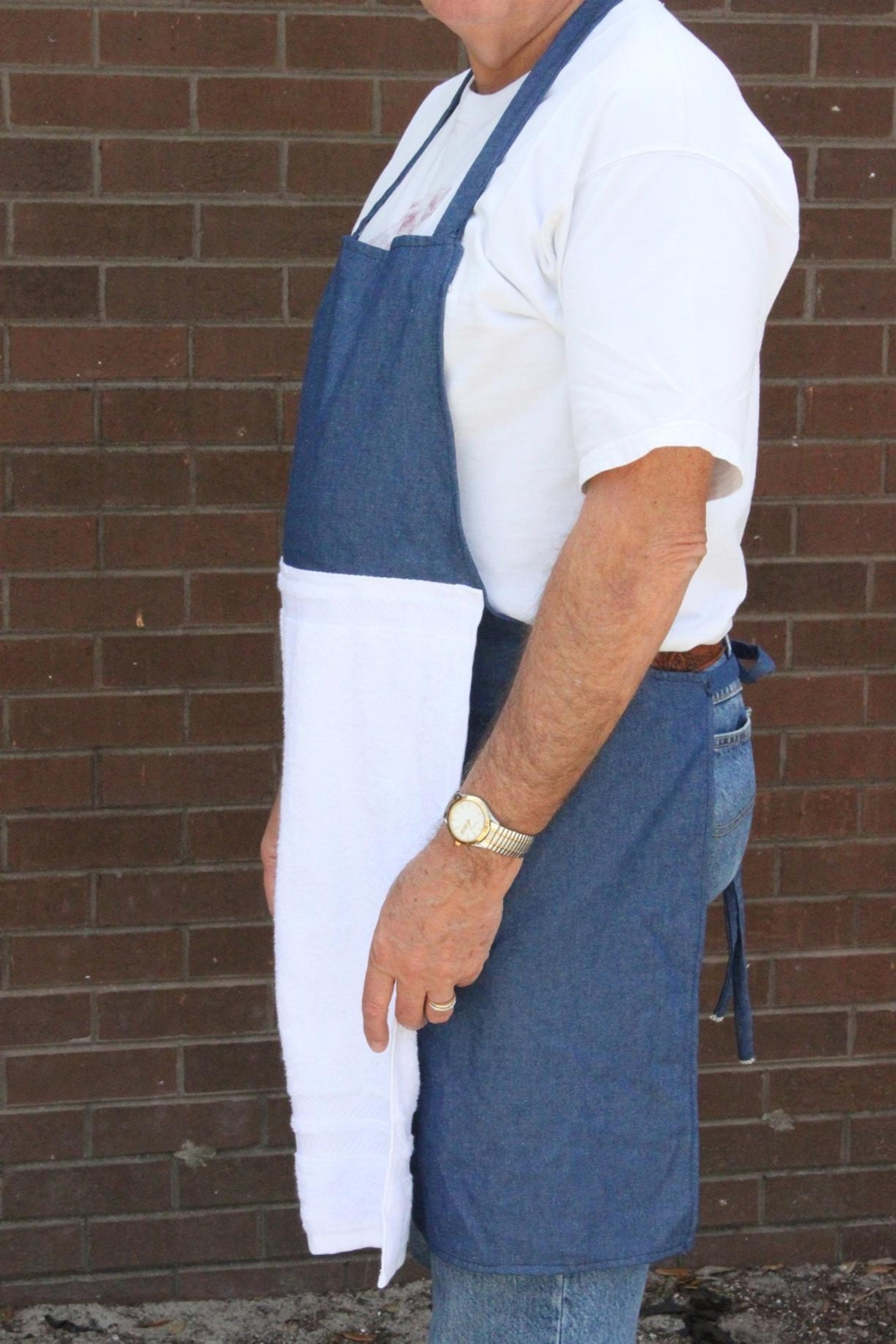 Mens Adult Novelty Denim BBQ Apron w/ X-Rated Penis Hidden | Etsy